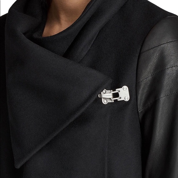 All Saints Milla Lea Coat - Picture 4 of 5